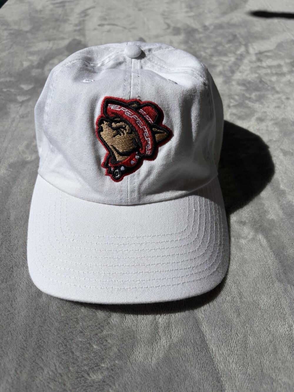 '47 Brand El Paso Chihuahuas Howling Dog White Clean Up Dad Cap OSFA MiLB